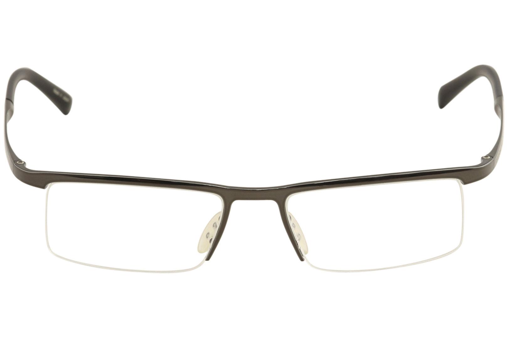 Porsche Design Men's Eyeglasses P8129 P/8129 Half Rim Titanium Optical ...