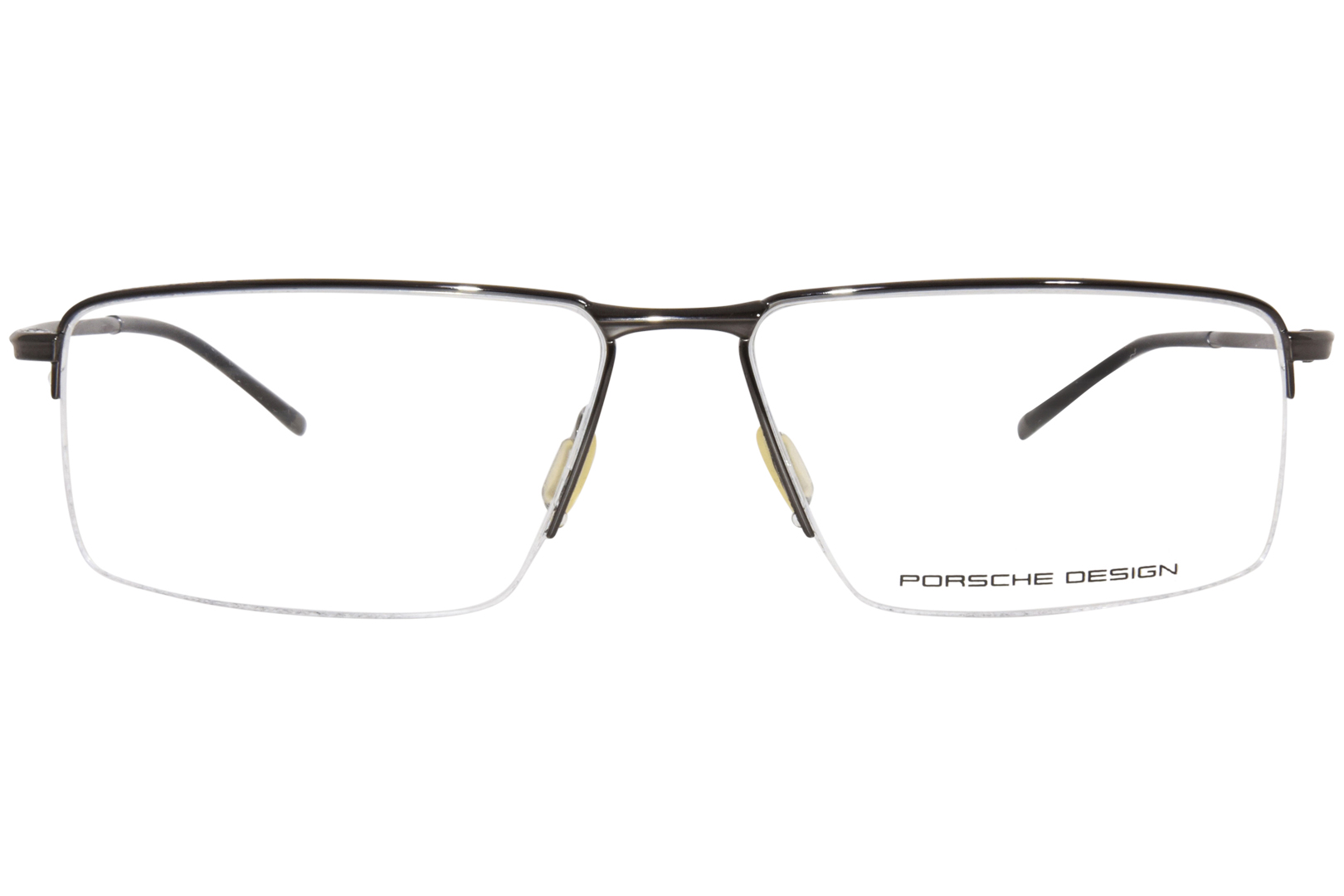 Porsche Design P8736-D Titanium Eyeglasses Men's Dark Gunmetal Semi Rim ...