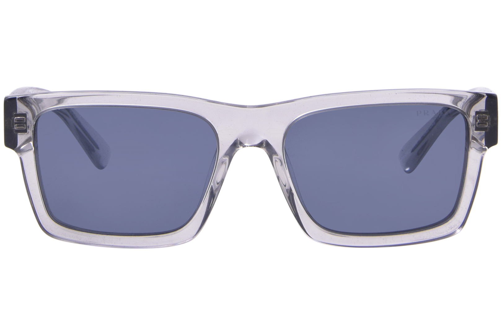 Prada PR 25ZS U430A9 Sunglasses Men's Crystal Grey/Blue 53