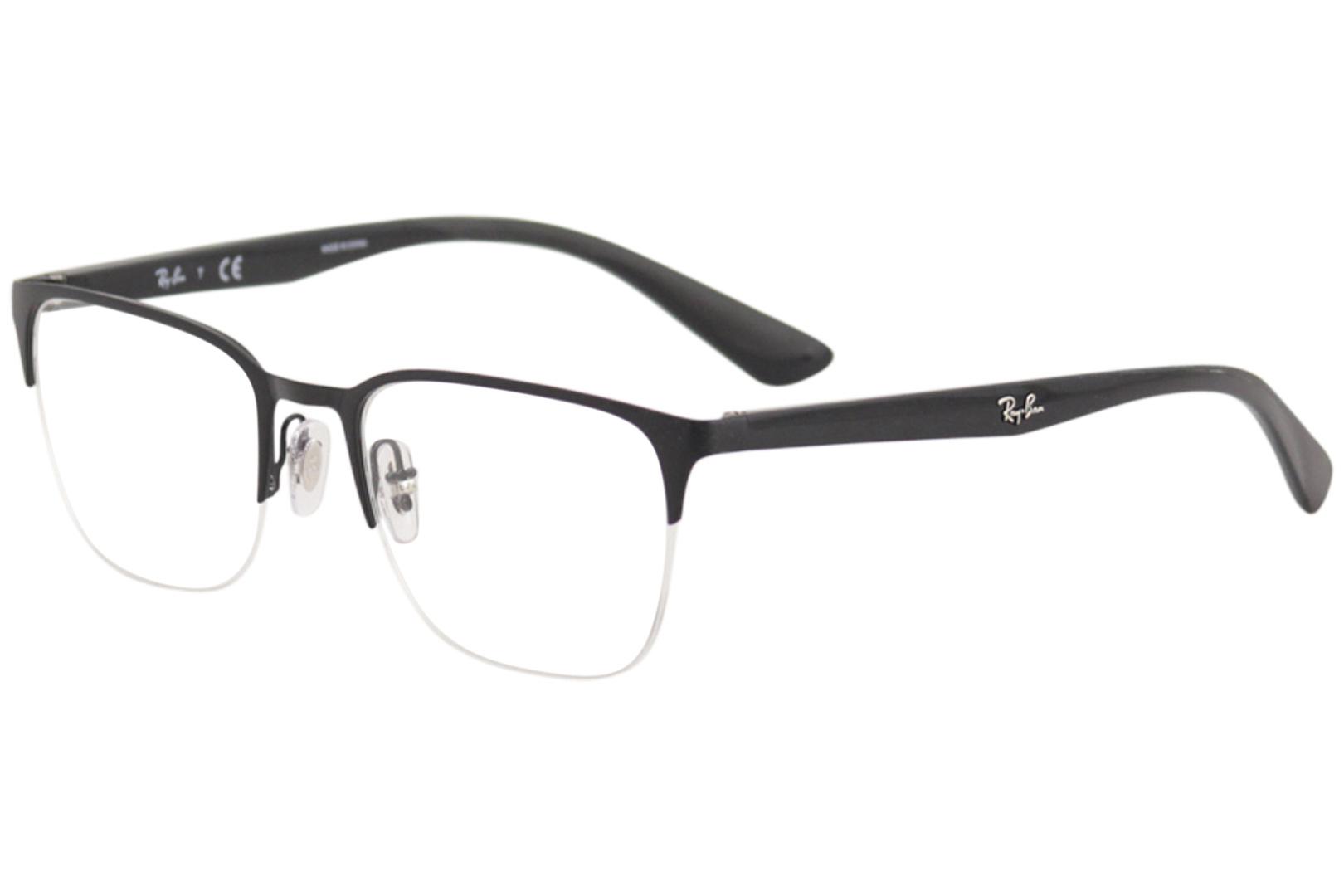 Ray Ban Men's Eyeglasses RB6428 RB/6428 Half Rim Optical Frame |  