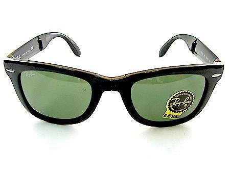 Ray Ban Sunglasses Men's RB4105 601 Black Folding Wayfarer