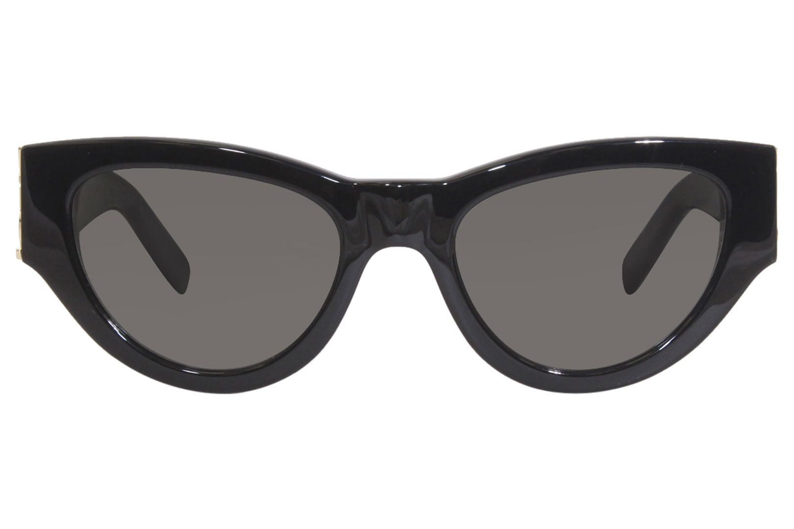 サングラス SAINT LAURENT Woman Sunglasses Grey SLM94 001 Saint Laurent SLM94 001 Sunglasses Women's Black/Grey Cat