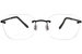 Blackfin Aero A-M BF942 Eyeglasses Rimless Oval Shape