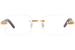Cartier Exception CT0286O Eyeglasses Rimless Rectangle Shape