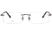 Fred FG50023U Eyeglasses Men's Rimless Rectangle Shape