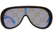 Gucci GG1370S Sunglasses Men's Shield