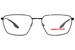 Prada Linea Rossa PS-52MV Eyeglasses Men's Full Rim Pillow Shape