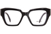Prada PR 09ZV Eyeglasses Women's Full Rim Square Shape