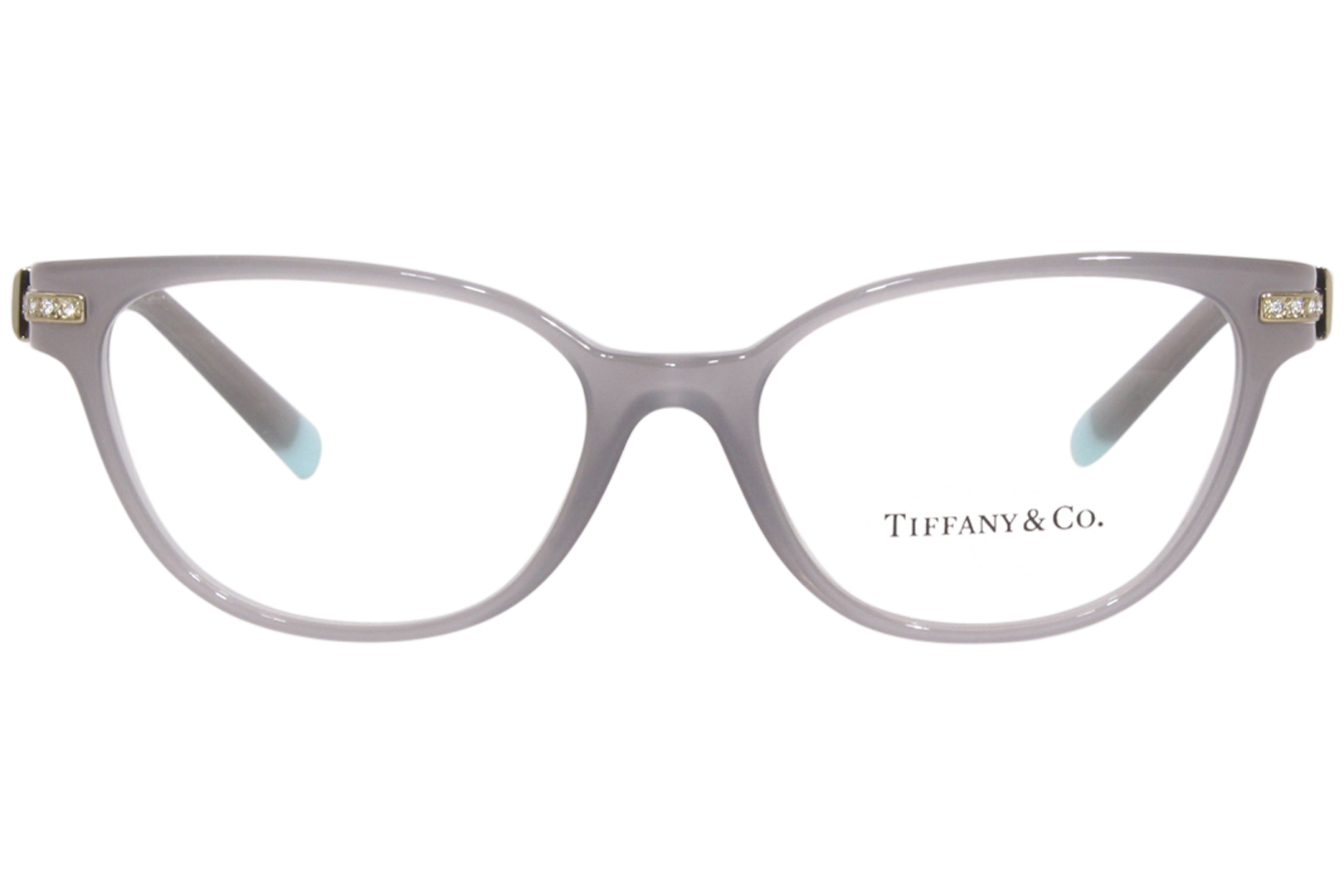 Tiffany & Co. TF2223B 8257 Eyeglasses Women's Opal/Grey Full Rim Cat ...