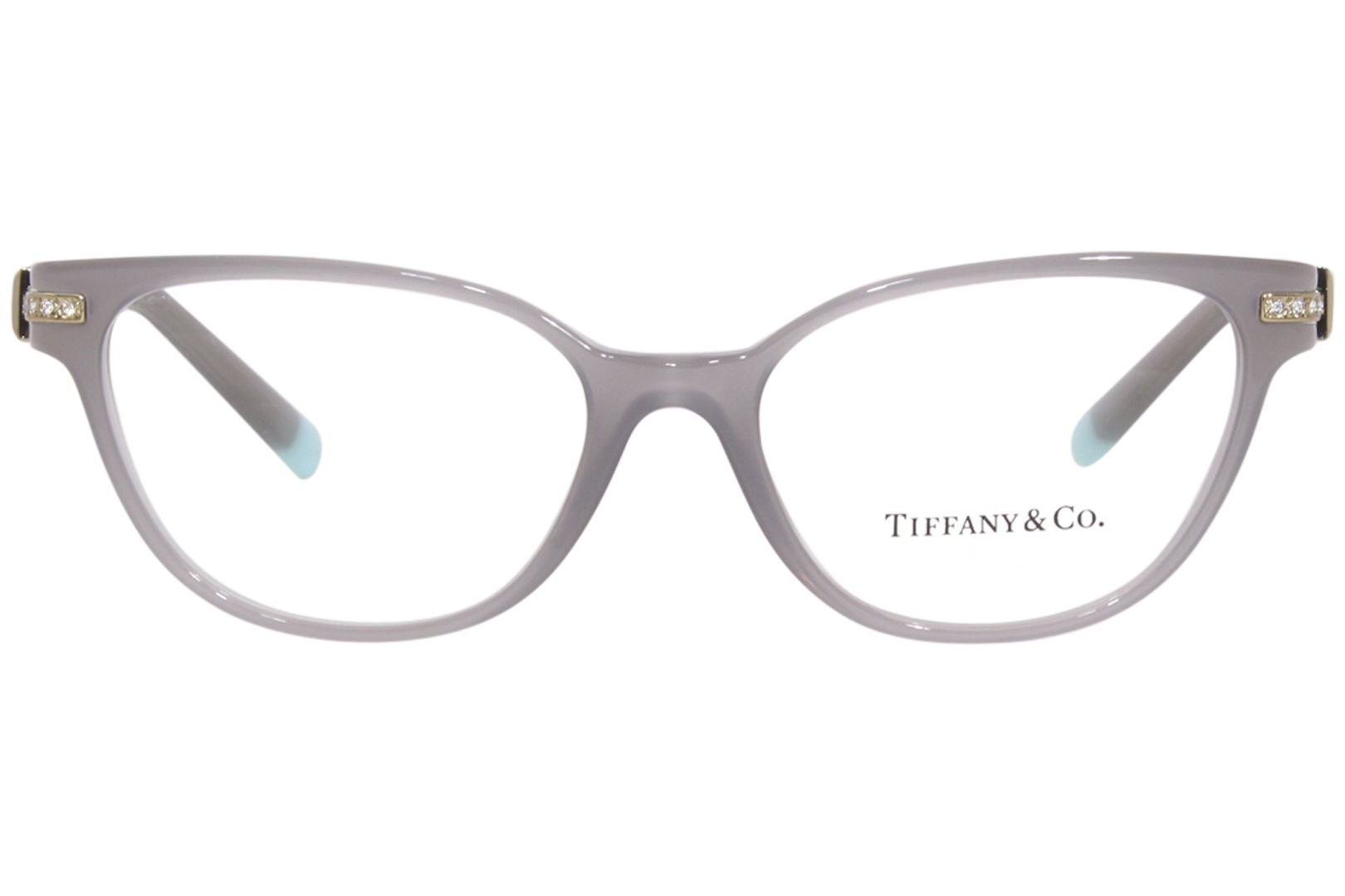 Tiffany & Co. TF2223B 8257 Eyeglasses Women's Opal/Grey Full Rim Cat