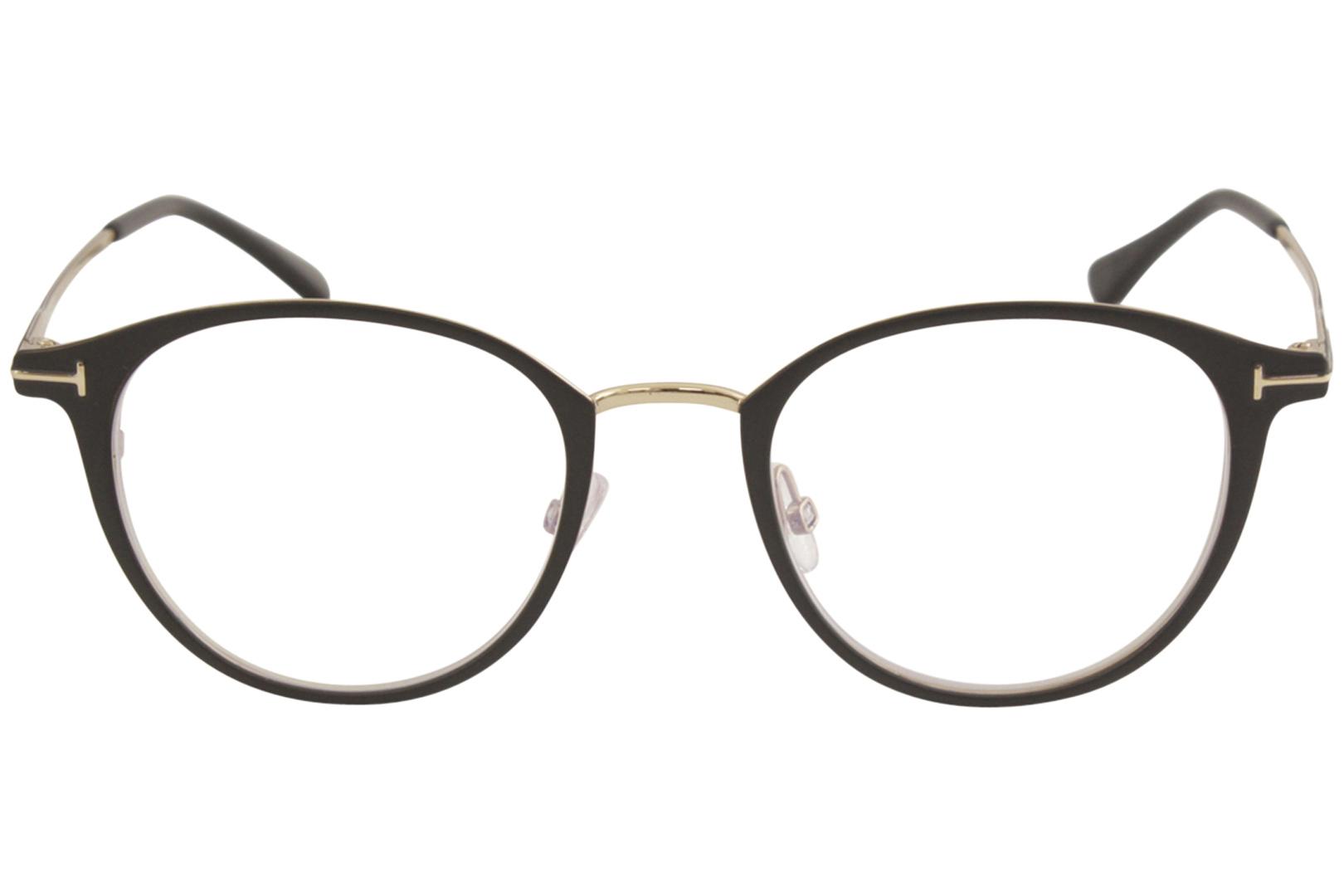 Tom Ford Eyeglasses TF5528B TF/5528/B 002 Matte Black/Gold Optical