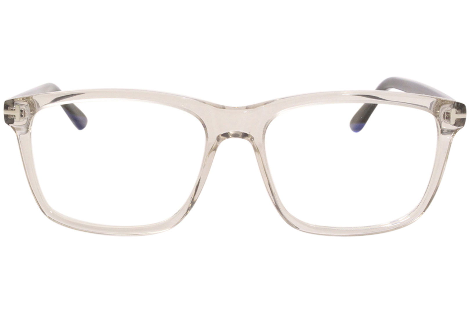 Tom Ford TF5479-B 020 Eyeglasses Men's Transparent/Grey Horn
