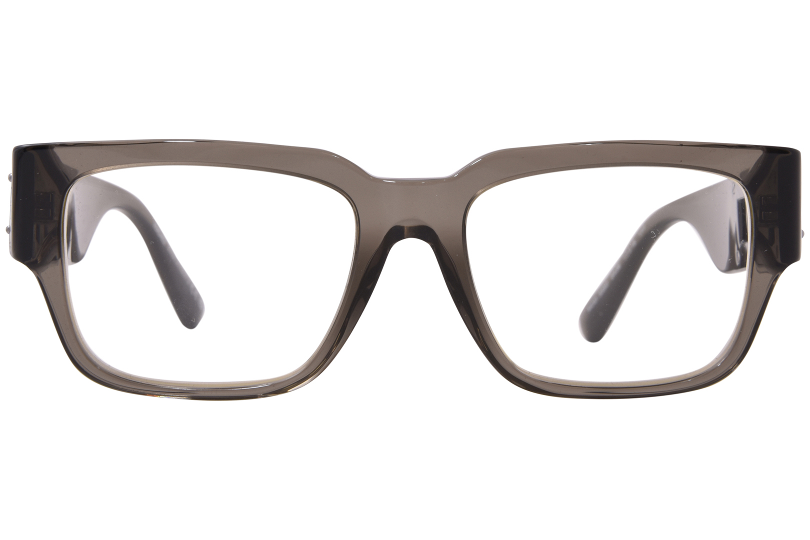 Versace VE3350 5436 Eyeglasses Men's Grey Transparent Full Rim 53-18 ...