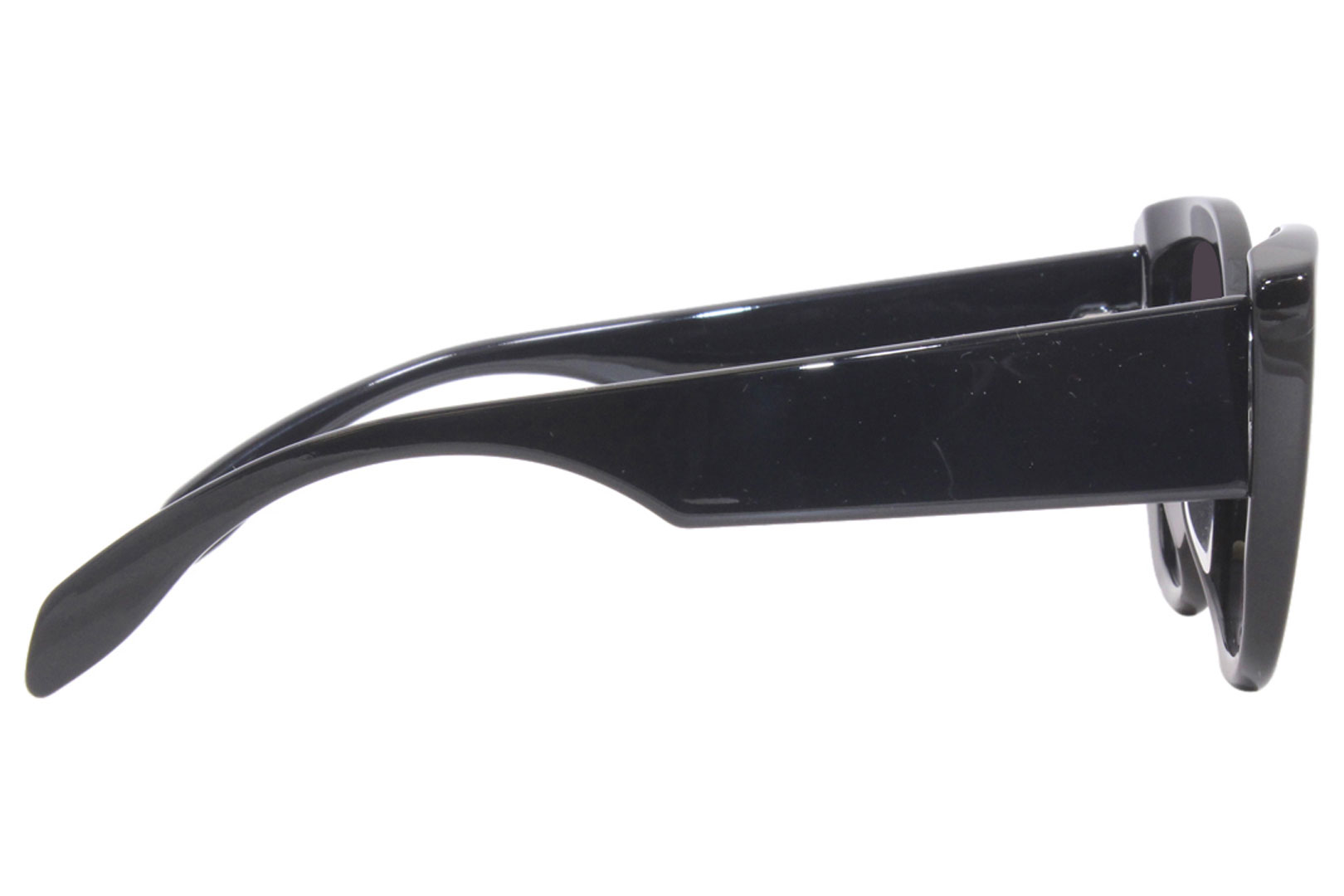 ALEXANDER MCQUEEN キャットアイフレムサンクラス AM0347S 001 Alexander McQueen AM0347S 001 Sunglasses - US