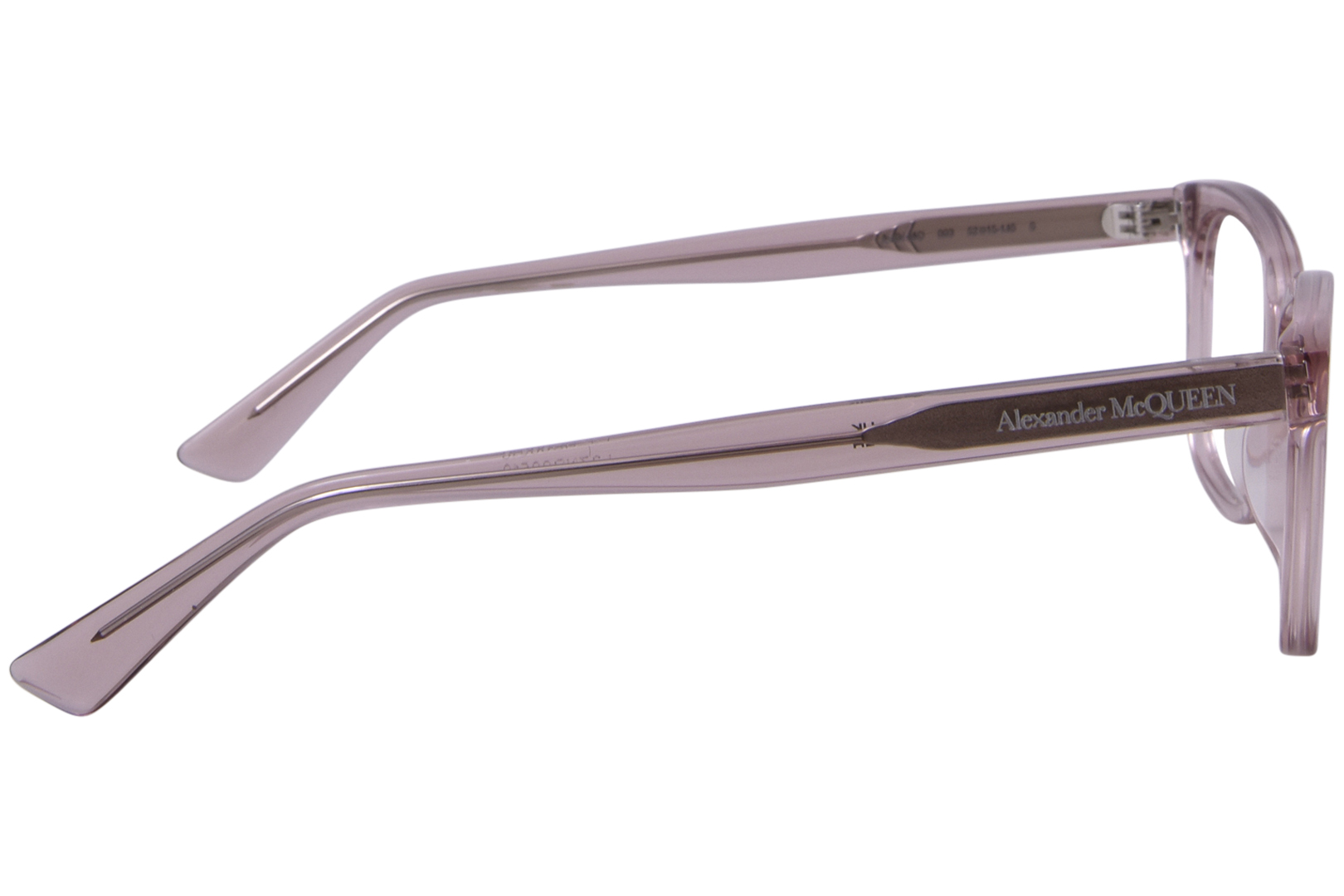 Alexander McQueen AM0464O 003 Eyeglasses Women's Pink Full