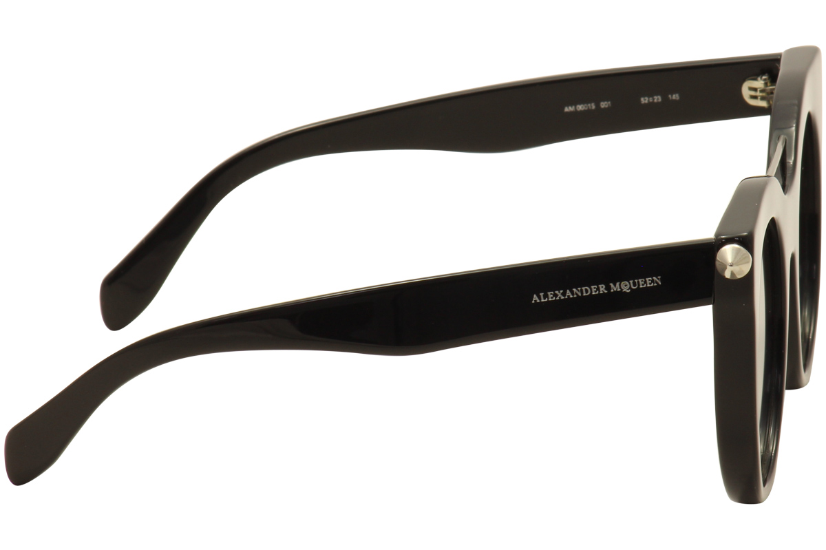 Alexander McQueen Women's AM 0001S 0001/S Fashion Sunglasses
