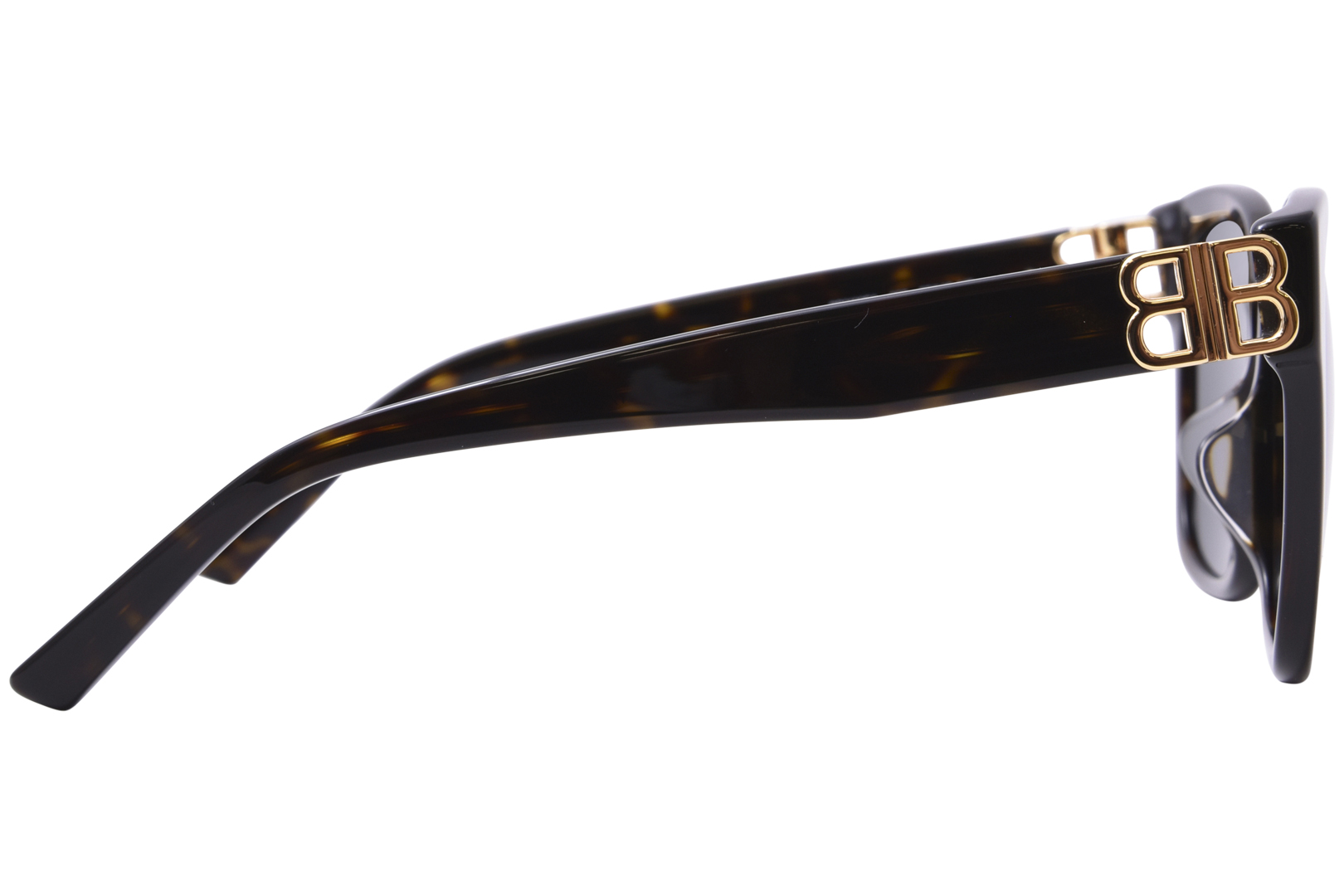 サングラス BALENCIAGA SS25 Woman SUNGLASSES (BB0102SA 002 BROWN) BB0102SA 002 Acetate Havana Gold Green by Balenciaga - Sabina