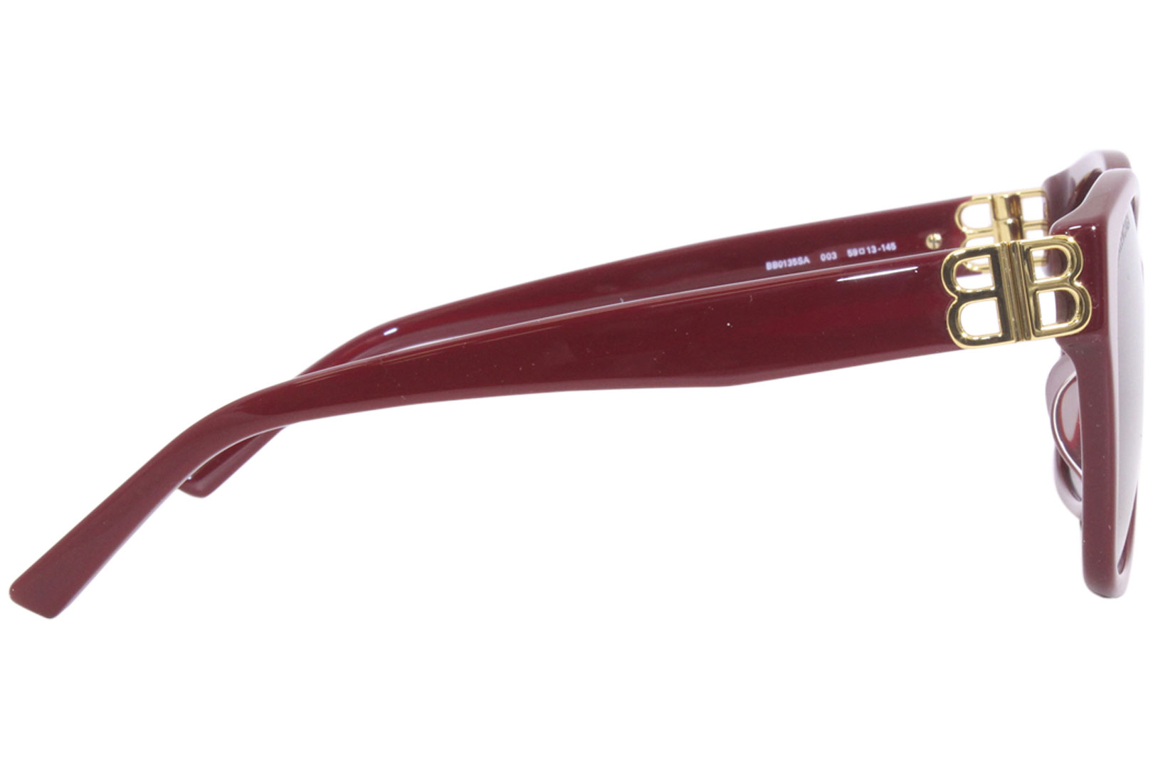 サングラス BALENCIAGA Woman Sunglasses Red BB0349S 004 Balenciaga BB0349S 004 - Red Sunglasses for Unisex