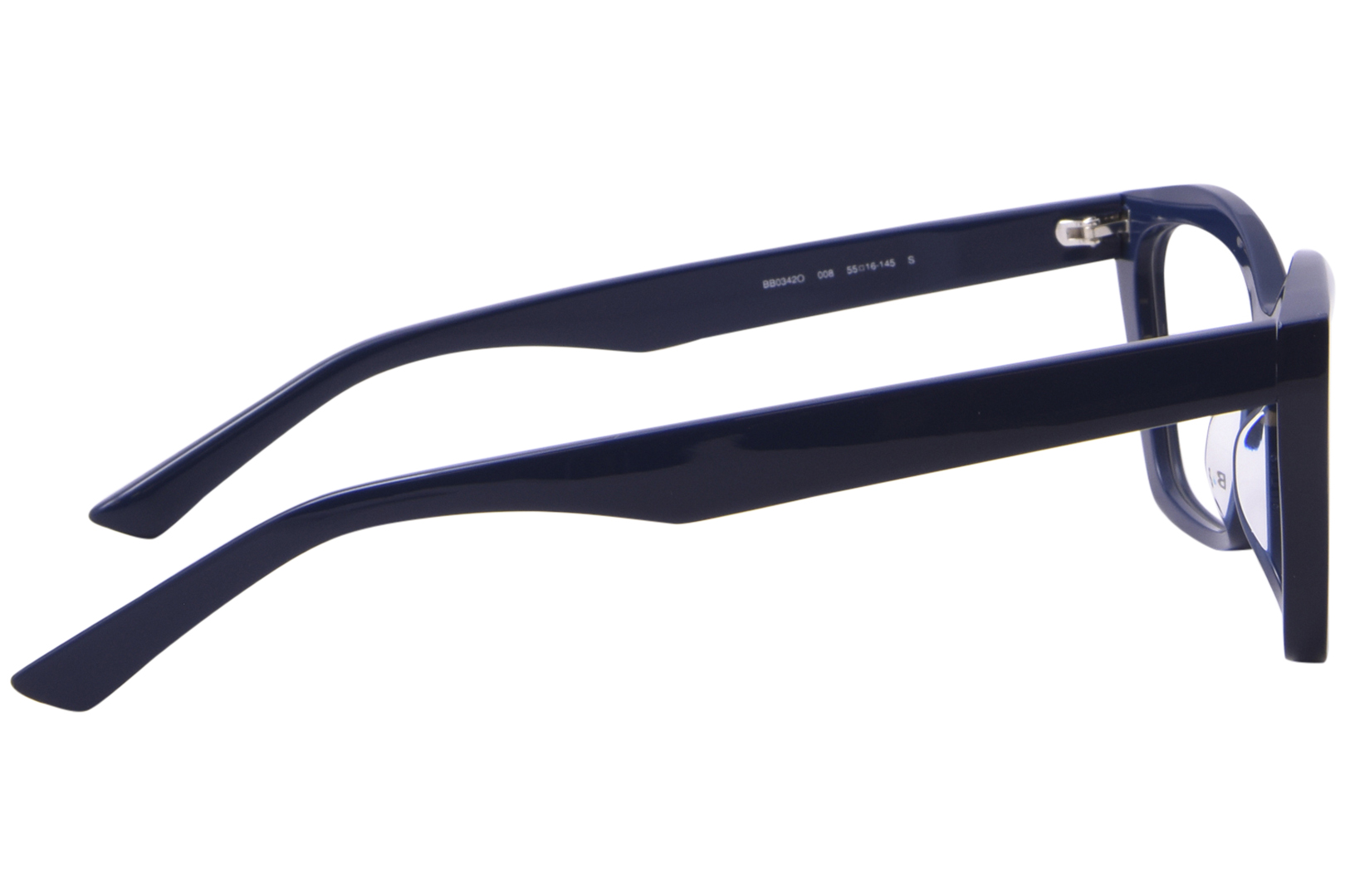 メガネ BALENCIAGA Woman Optical frames Blue BB0342O 008 Balenciaga BB0342O 008 CatEye Eyeglasses Women Blue Frames