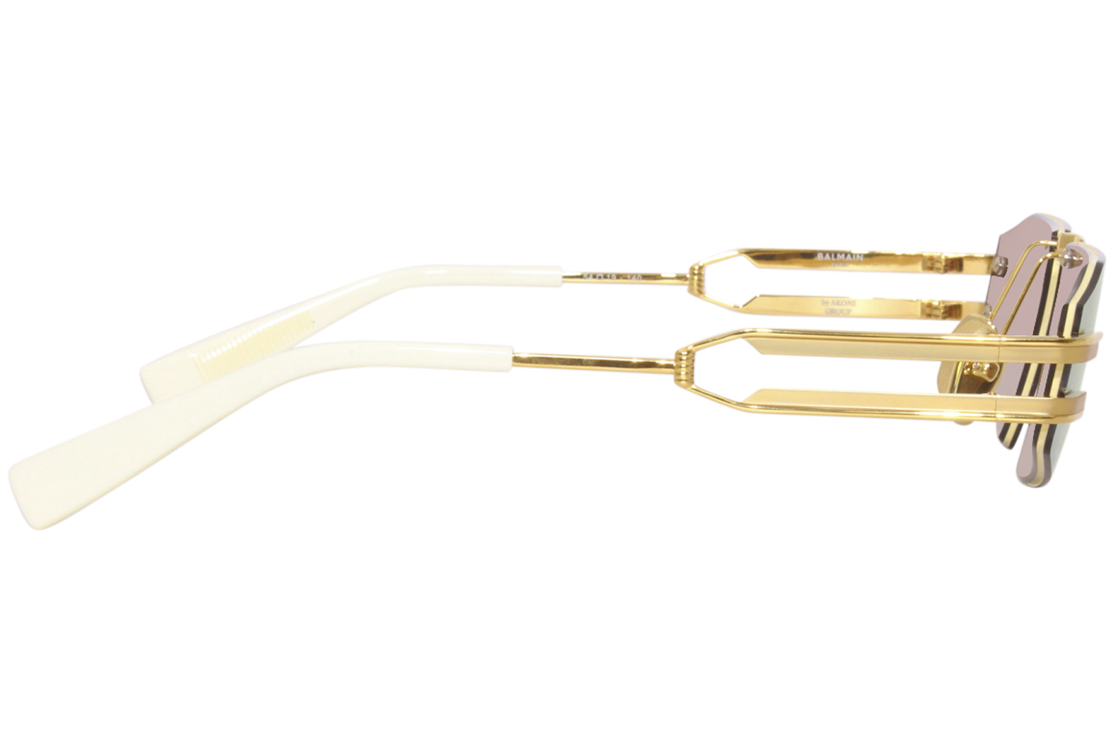 BALMAIN ソルシャ スクエア フレム サンクラス BPS160D MULTI BALMAIN EYEWEAR — B-VI Square Crystal Sunglasses
