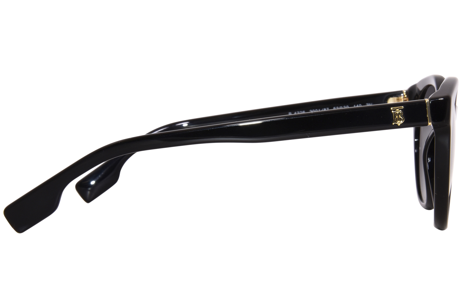 サングラス Burberry Sunglasses BE4326 AMELIA Round Transparent Frame Burberry™ Amelia BE4326 38248G 52 Black Sunglasses