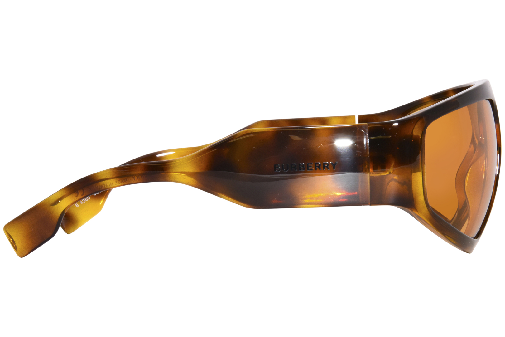 BURBERRY アクティフスホツサンクラス BE4462 345287 Burberry Auden BE4369 4013/7 Sunglasses Men's Havana/Orange