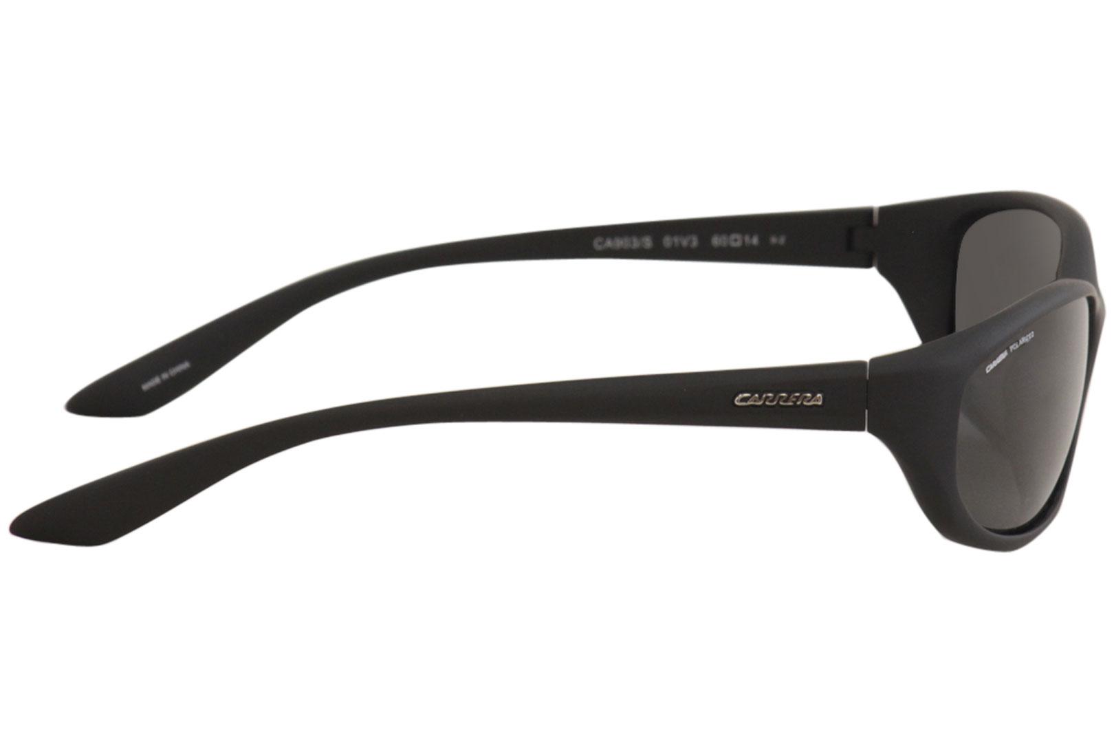 Carrera Men's CA/903/S CA903S 1V3RA Black Wrap Polarized Sunglasses 60mm |  