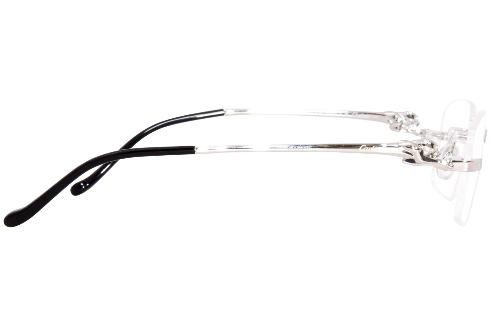 Cartier Core Range CT0281O 002 Eyeglasses Silver Rimless 54-18-140 ...