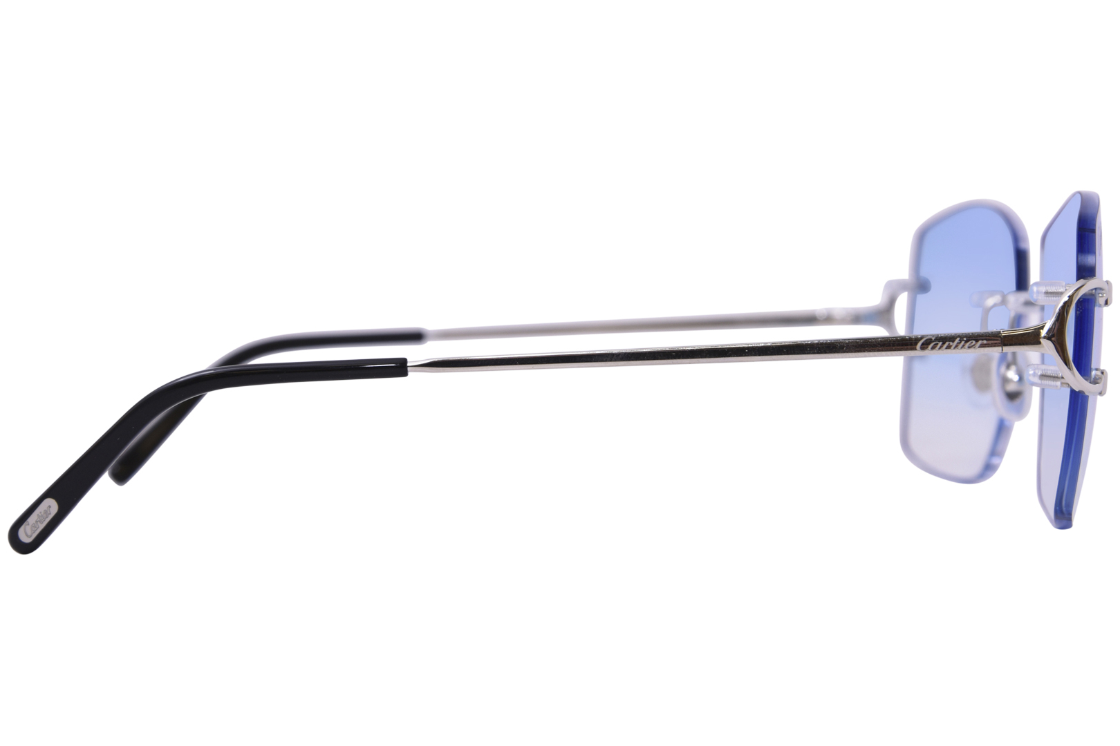 メガネ Cartier Cartier - CT0092O - 002 silver shiny transpar Cartier CT0092O Eyeglasses - Cartier Authorized Dealer