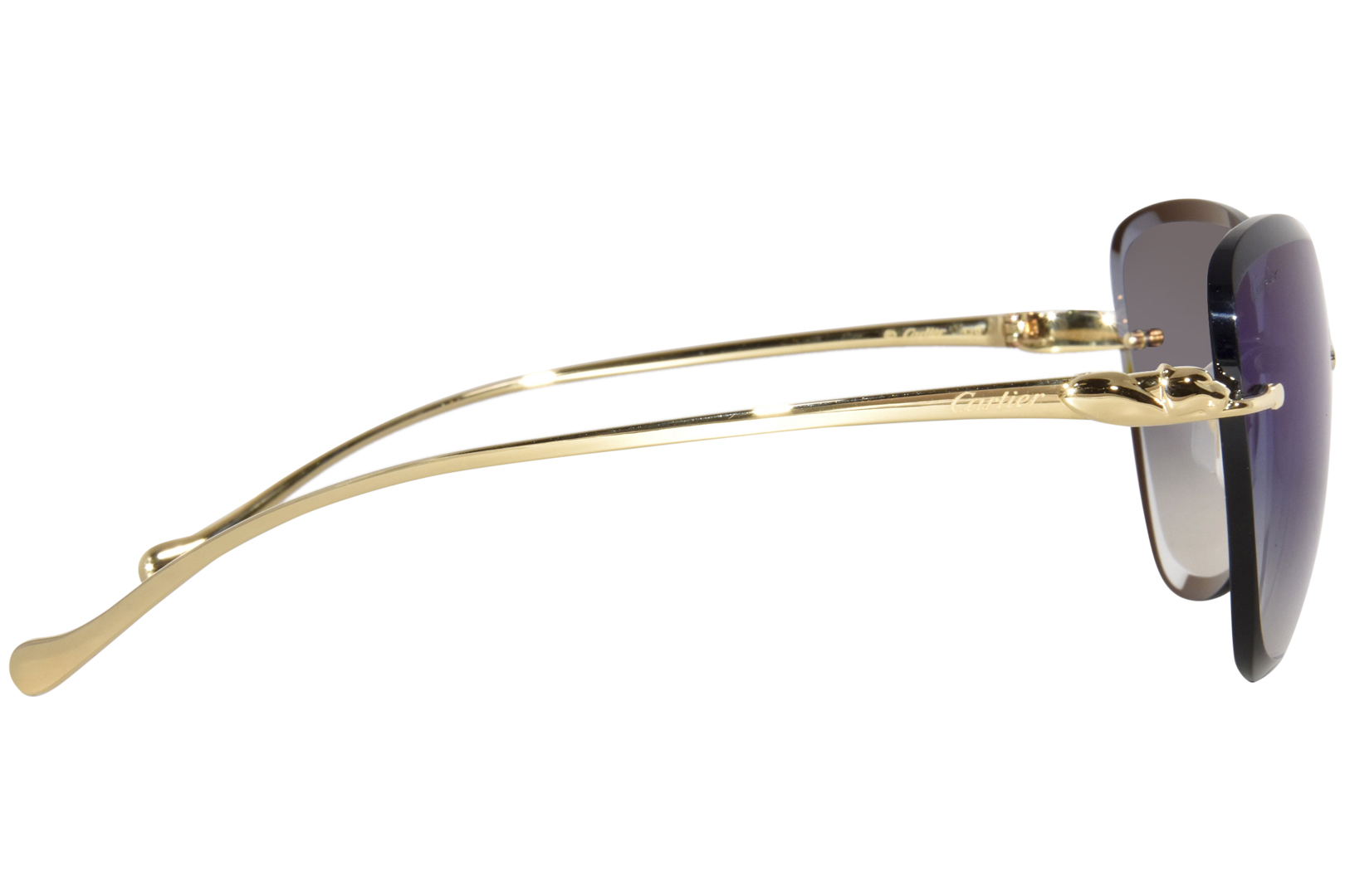 CARTIER アヒエタ フレム サンクラス CT0355S 002 Panthère de Cartier Sunglasses CT0355S 002 Gold Brown - eye