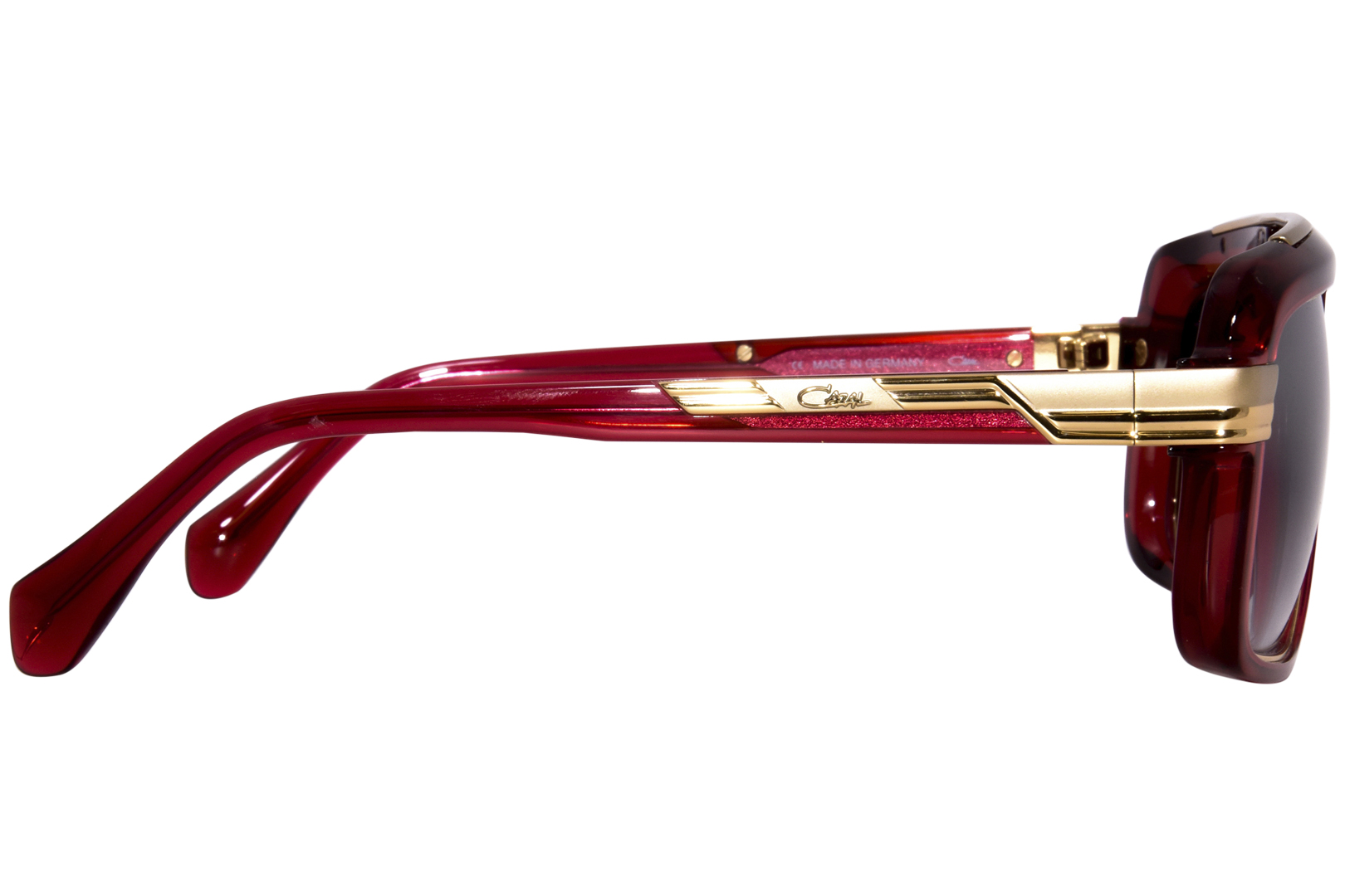 Cazal Legends 678 004 Sunglasses Men's Red/Gold/Grey Gradient