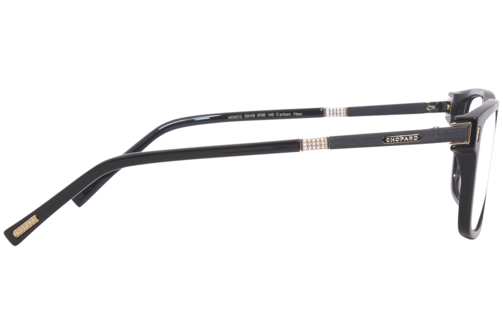 Chopard VCH313 Eyeglasses Frame Men's Full Rim Rectangular | EyeSpecs.com