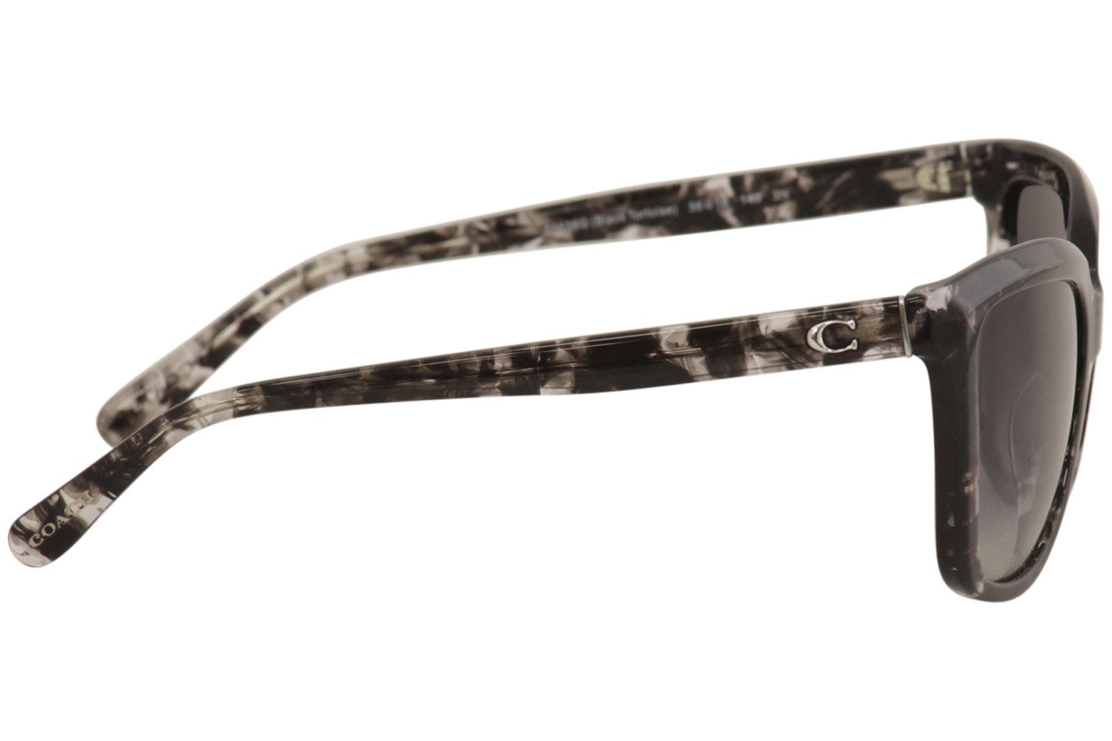 Coach HC8261 HC 8261 55638G Black Tortoise Fashion Square
