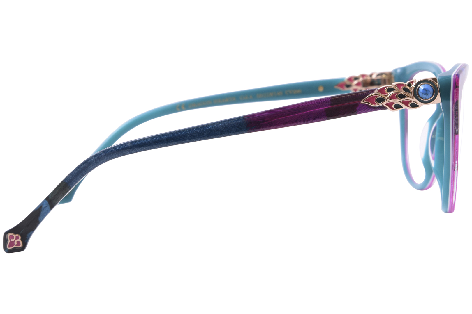 Coco Song Dragon Hearts CV286 C4 Eyeglasses Women's Pink