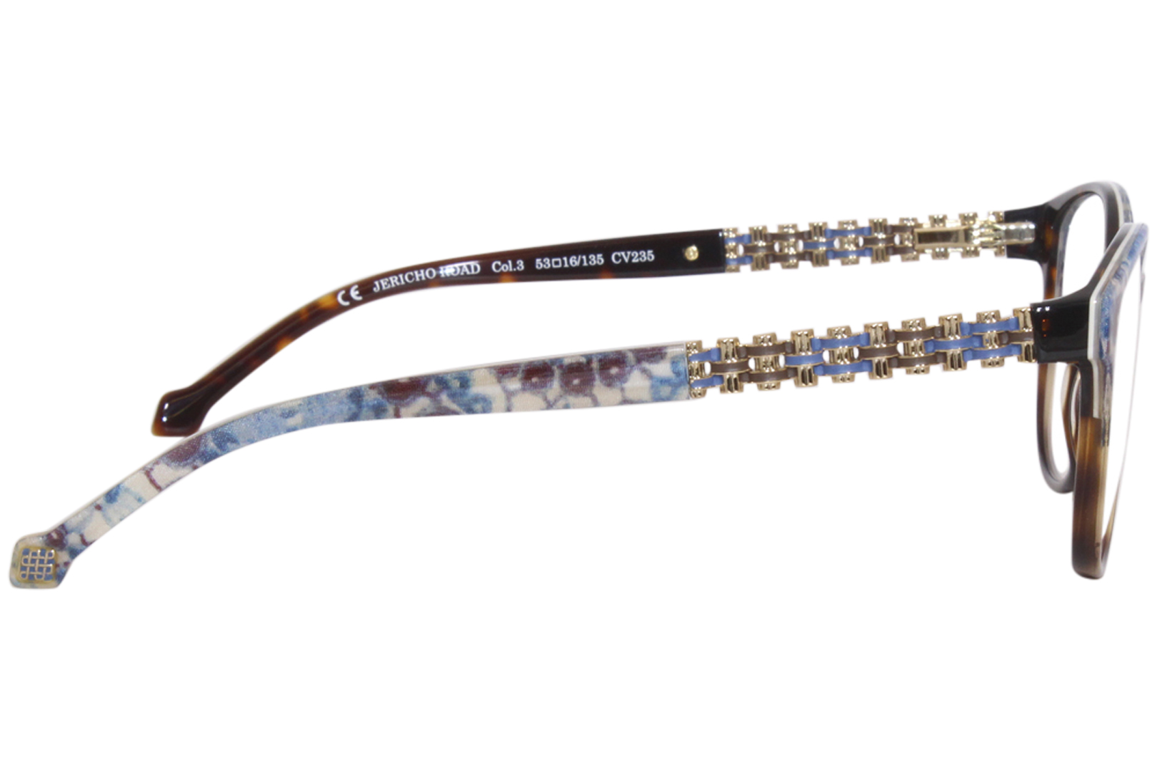 大学 割引 Coco Song Jericho Road CV235-3 Eyeglasses Women's Blue/Brown 洋画・外国映画