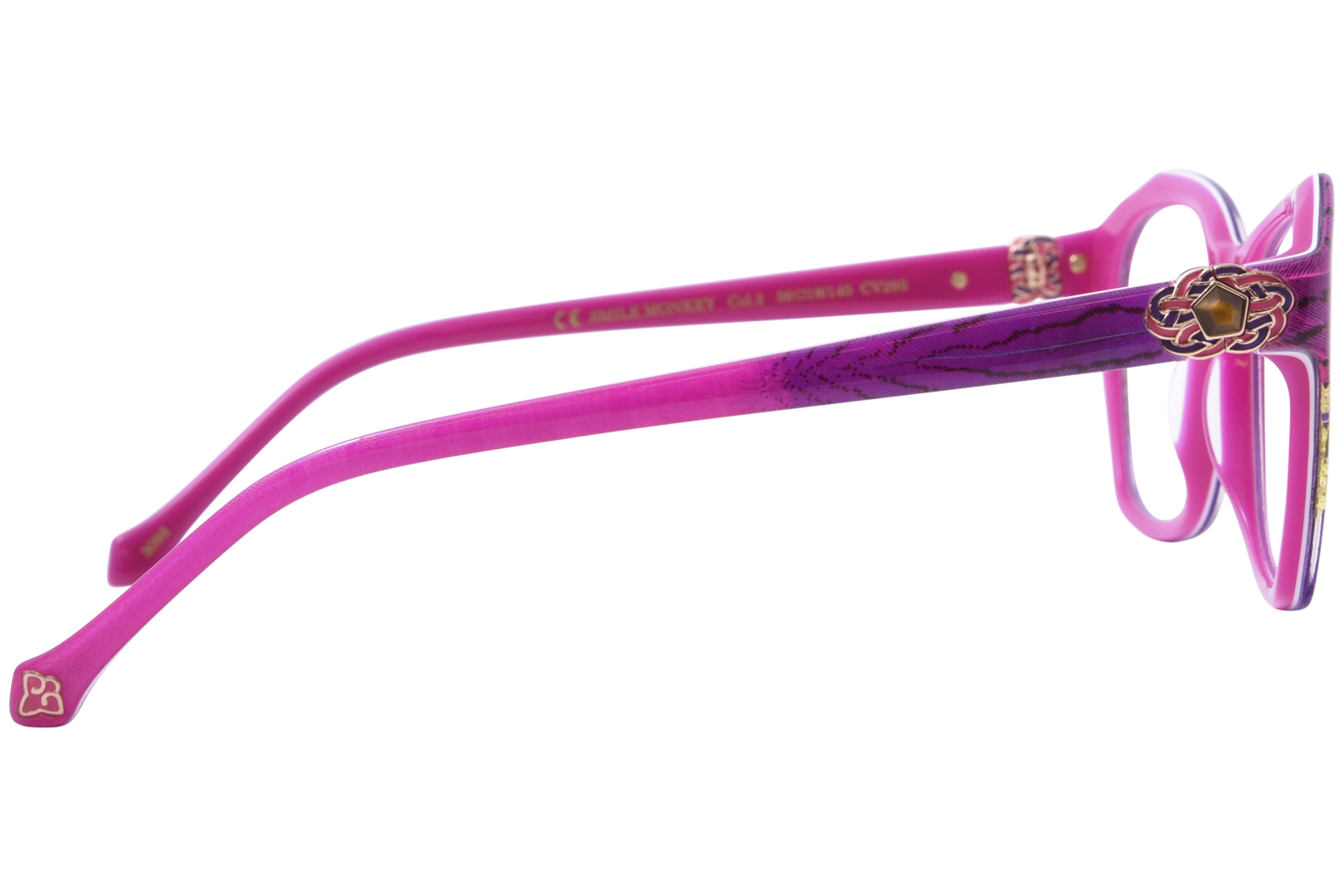 MMSC ♡ Coco Song Smile-Monkey CV293 C2 Eyeglasses Women's Purple