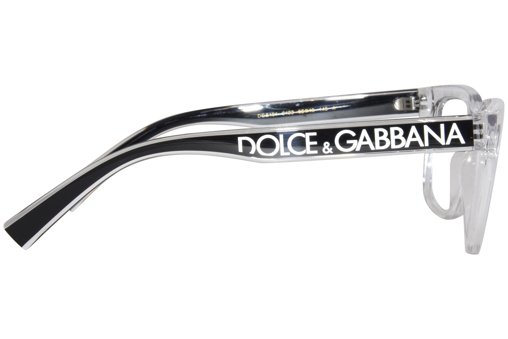 Dolce & Gabbana DG5101 3133 Eyeglasses Men's Crystal Full Rim Square ...