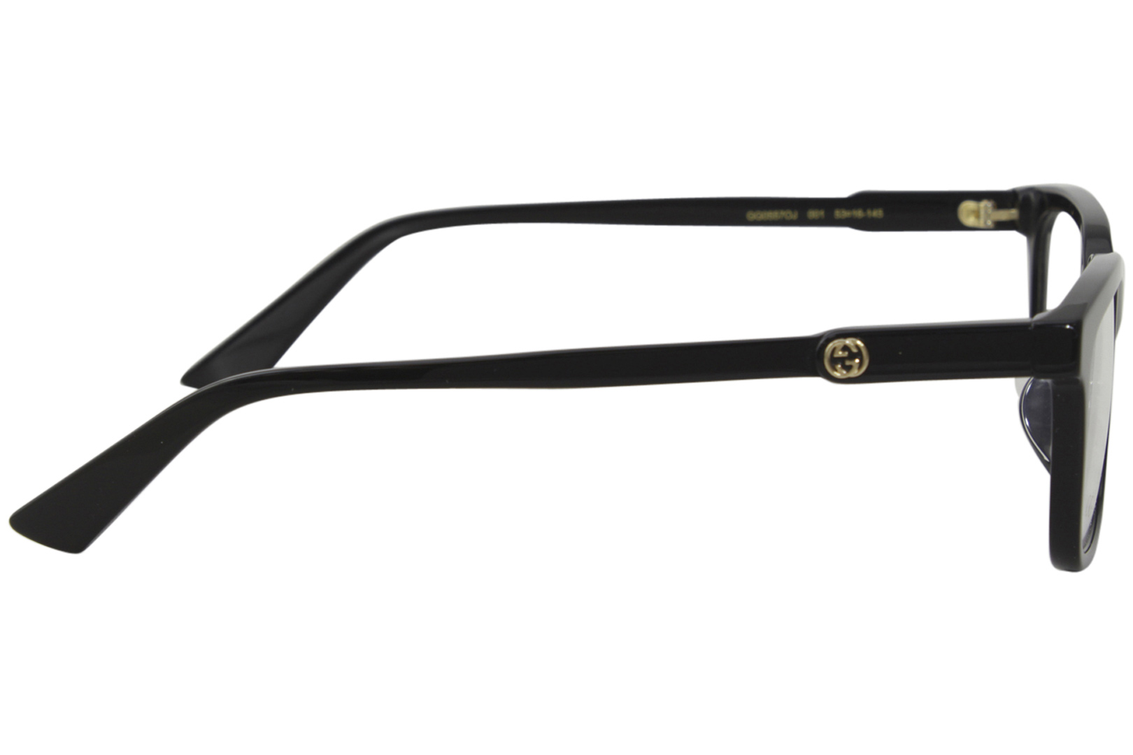 グッチ メガネ フレーム ブラック／ブラック GG0557OJ-001 Gucci GG0557OJ 001 Eyeglasses Women's Black Full Rim Optical