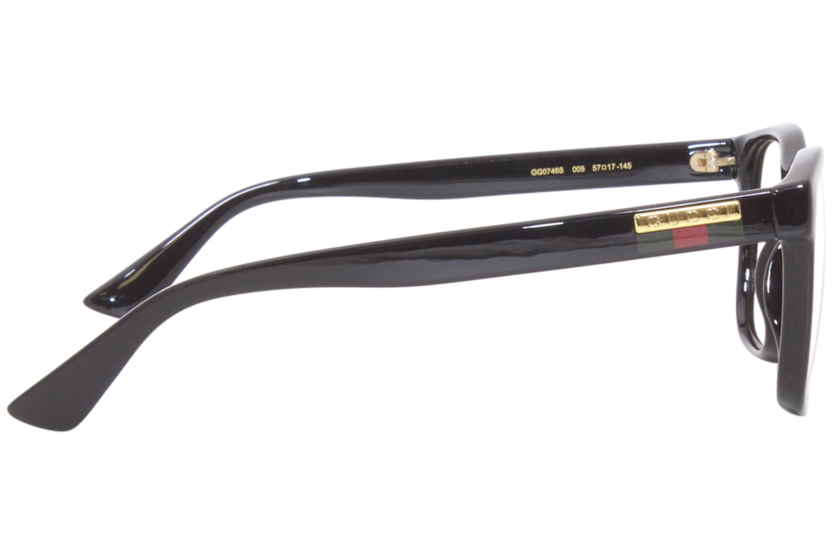 Gucci Sunglasses Men's GG0746S 005 Black/Blue Light