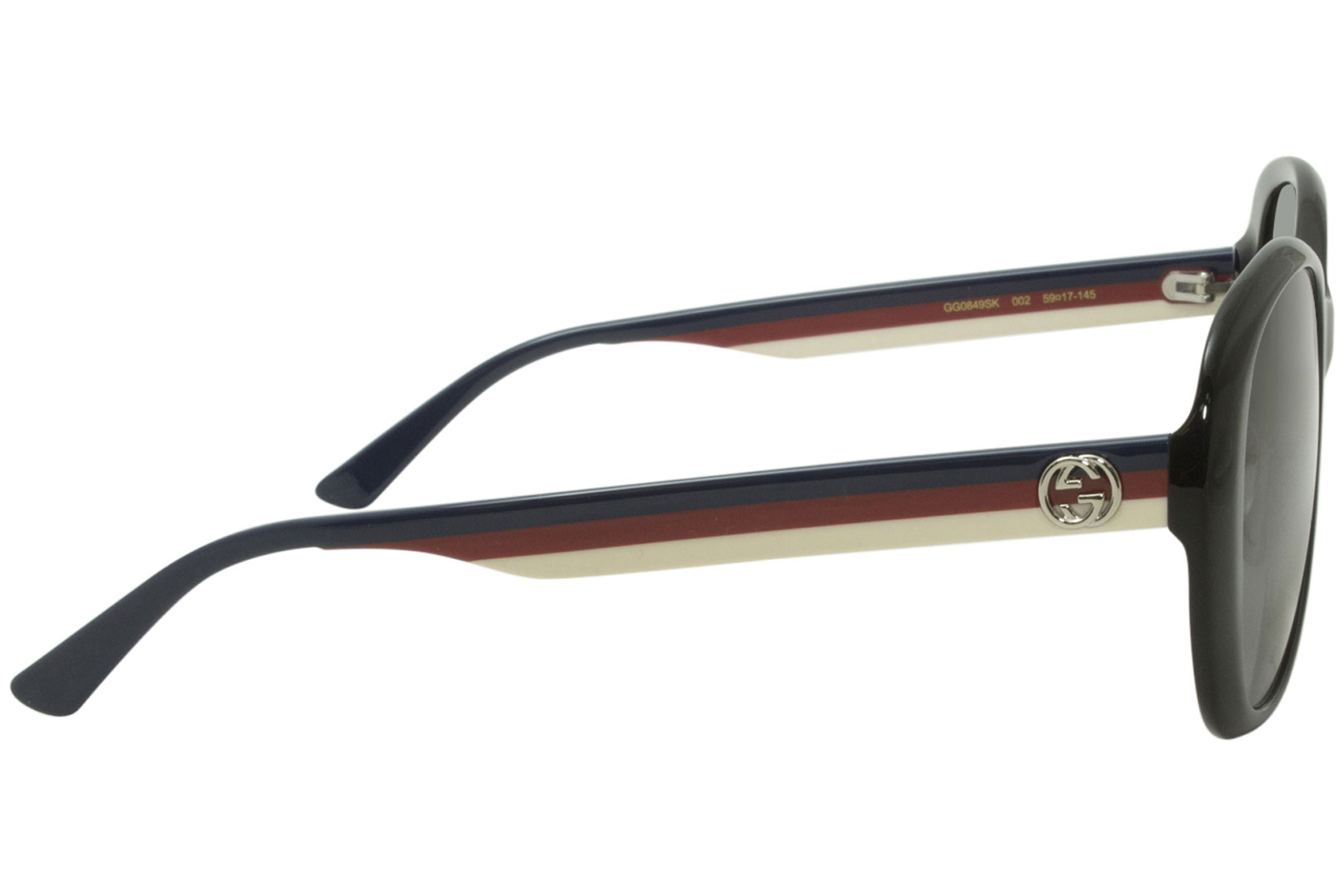 Gucci Sunglasses GG0849SK 001 Black-Green/Brown Gradient 59