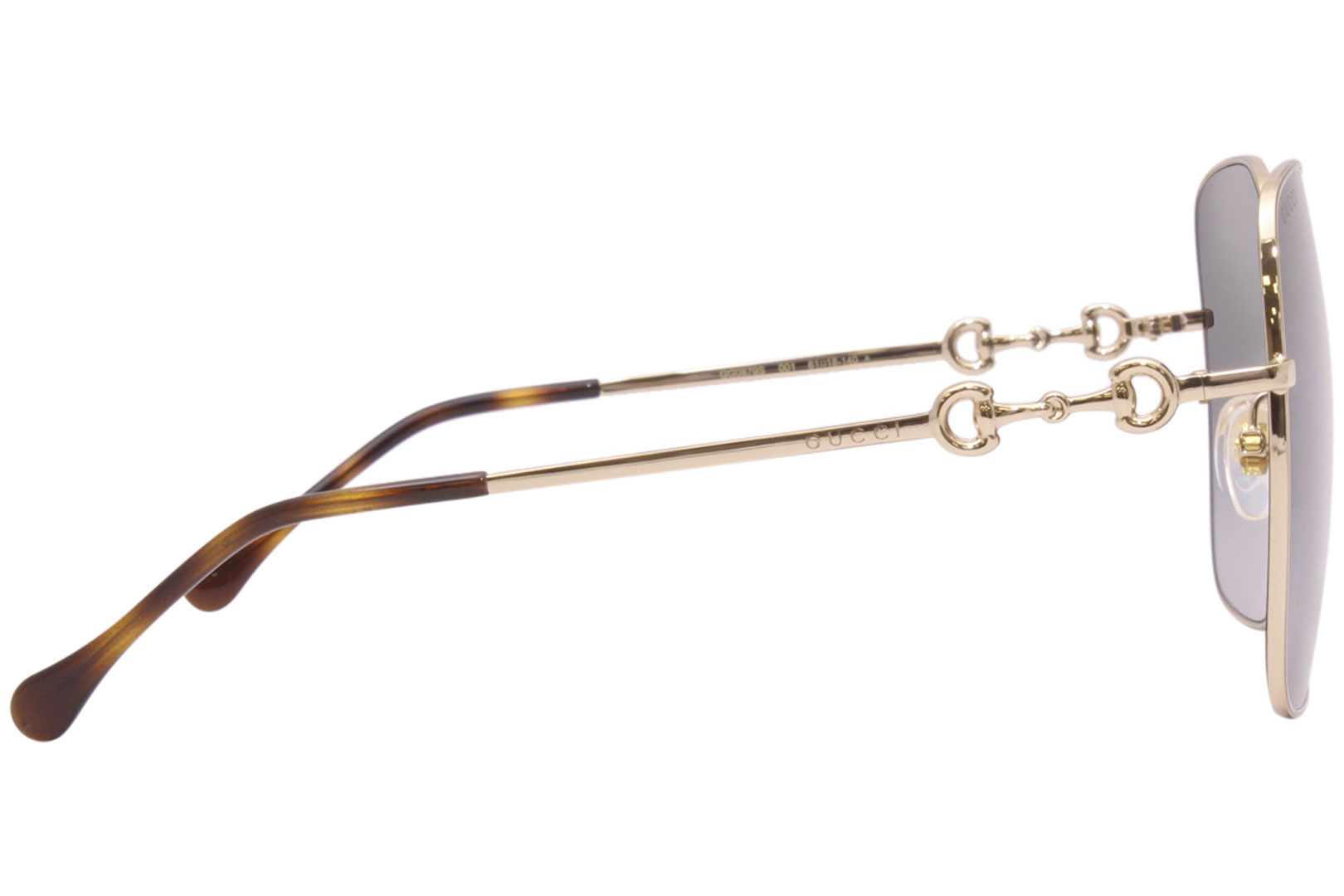 Gucci Sunglasses Women's GG0879S 001 Gold/Grey Gradient 61