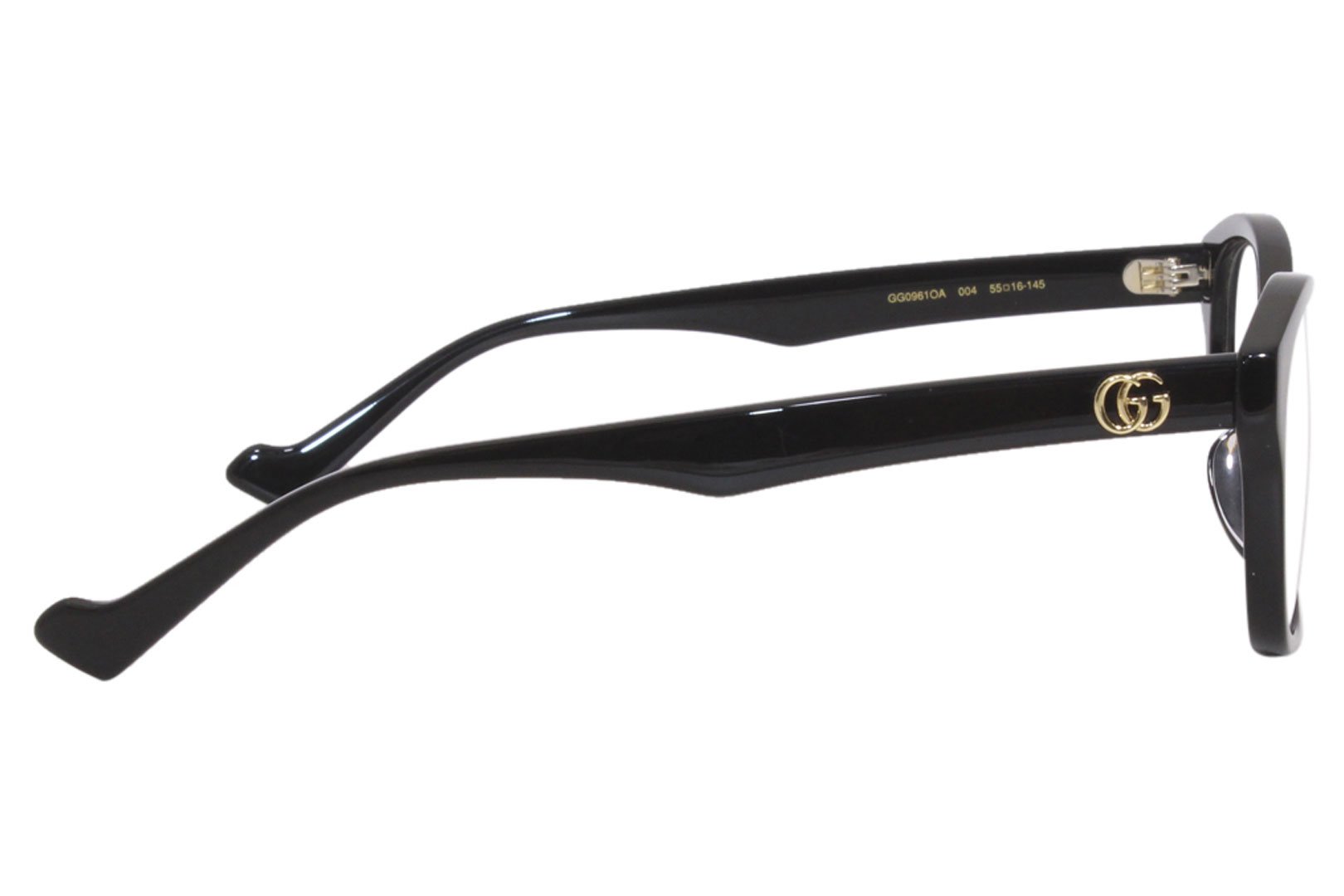 Gucci Eyeglasses Women's GG0961OA 005 Black/White 55-16