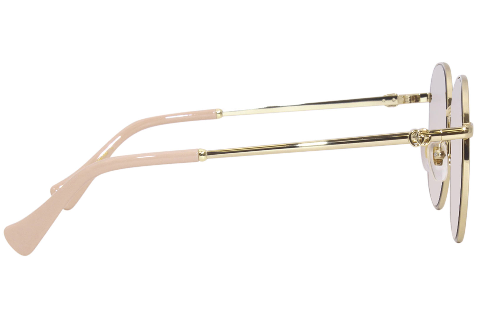 Gucci GG1142S 001 Sunglasses Women's Gold/Grey Gradient