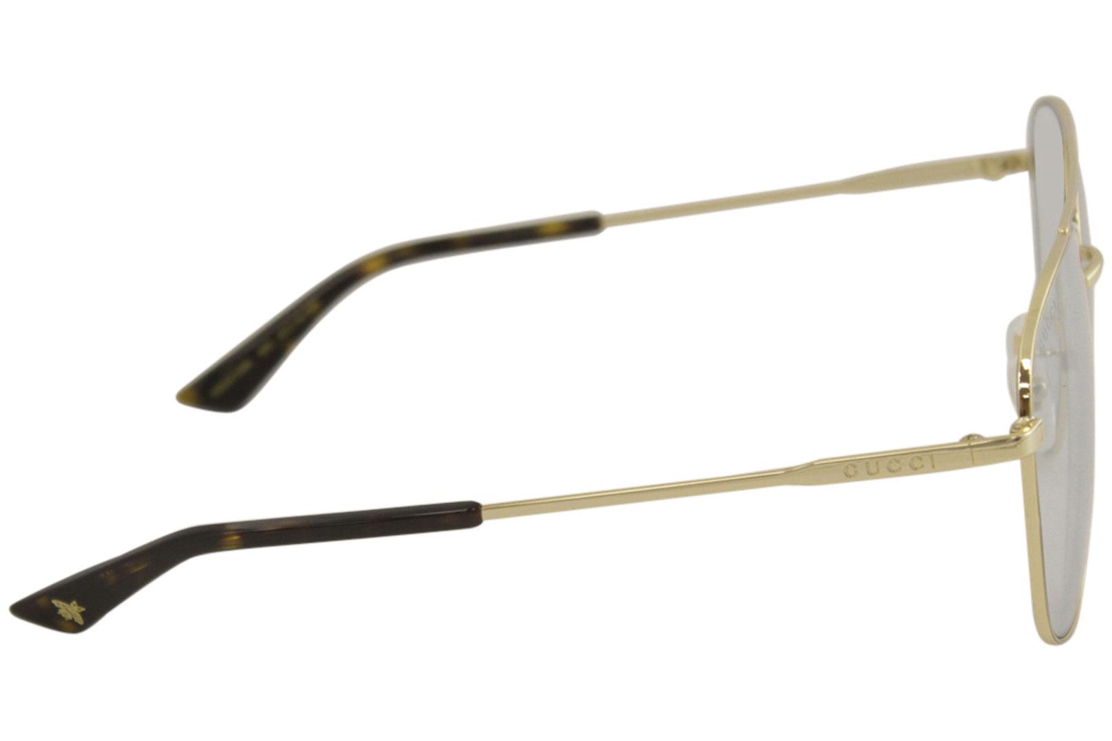 Gucci Men s GG0410SK GG 0410 SK Fashion Pilot Sunglasses EyeSpecs