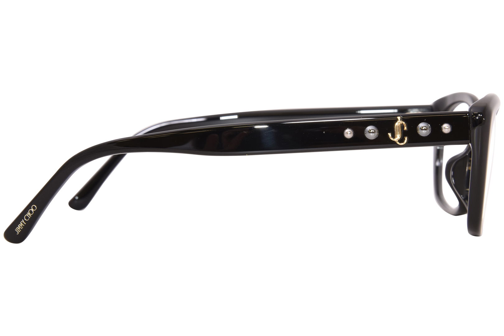 JIMMY CHOO ジミーチュウ JC346 807 Jimmy Choo JC346/F 807 Eyeglasses Women's Black Full Rim