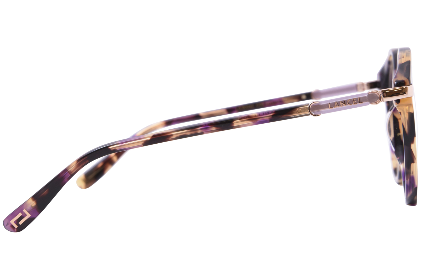 洋服通販 - 新作アイテムを Lancel LA-90042 C02 Eyeglasses Women's Tortoise/Purple 小物