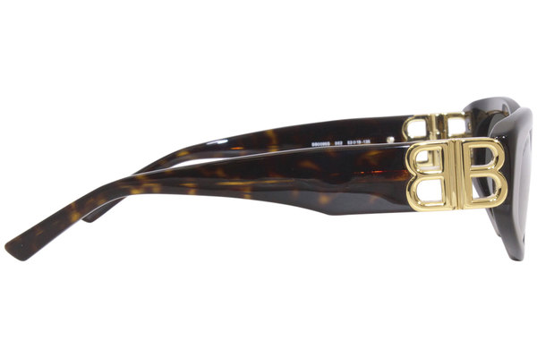 サングラス BALENCIAGA Balenciaga - BB0095S - 002 havana gold green Balenciaga BB0096S 002 Sunglasses Women's Havana/Gold/Green