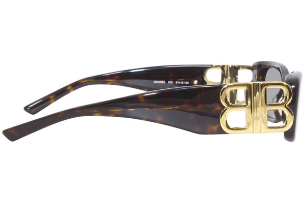 サングラス BALENCIAGA SS25 Woman SUNGLASSES (BB0096S 002 BROWN) Balenciaga BB0096S 002 Sunglasses - US