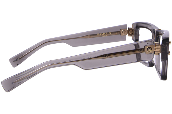BALMAIN スクエアフレムメカネ BPX161A540 0 Balmain Majestic BPX-161C Eyeglasses Grey/Gold Full Rim