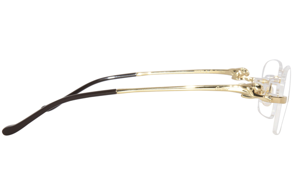 CARTIER 長方形 フレムレス メカネ CT0281O 001 cartier-core-range-ct0281o-